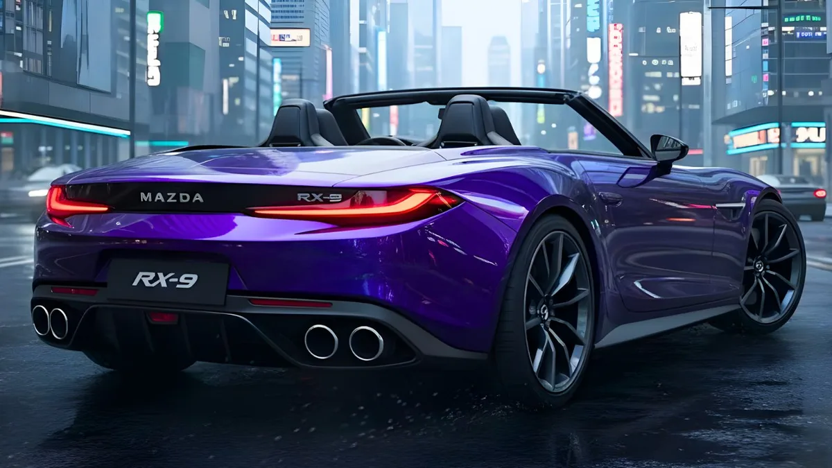 Mazda RX-9 2026 Revealed With 370HP Hybrid Rotary Power And Lightweight Driver Focus