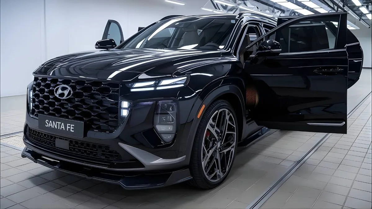 Hyundai Santa Fe Focuses on Interior Space and Smart Cabin Layout